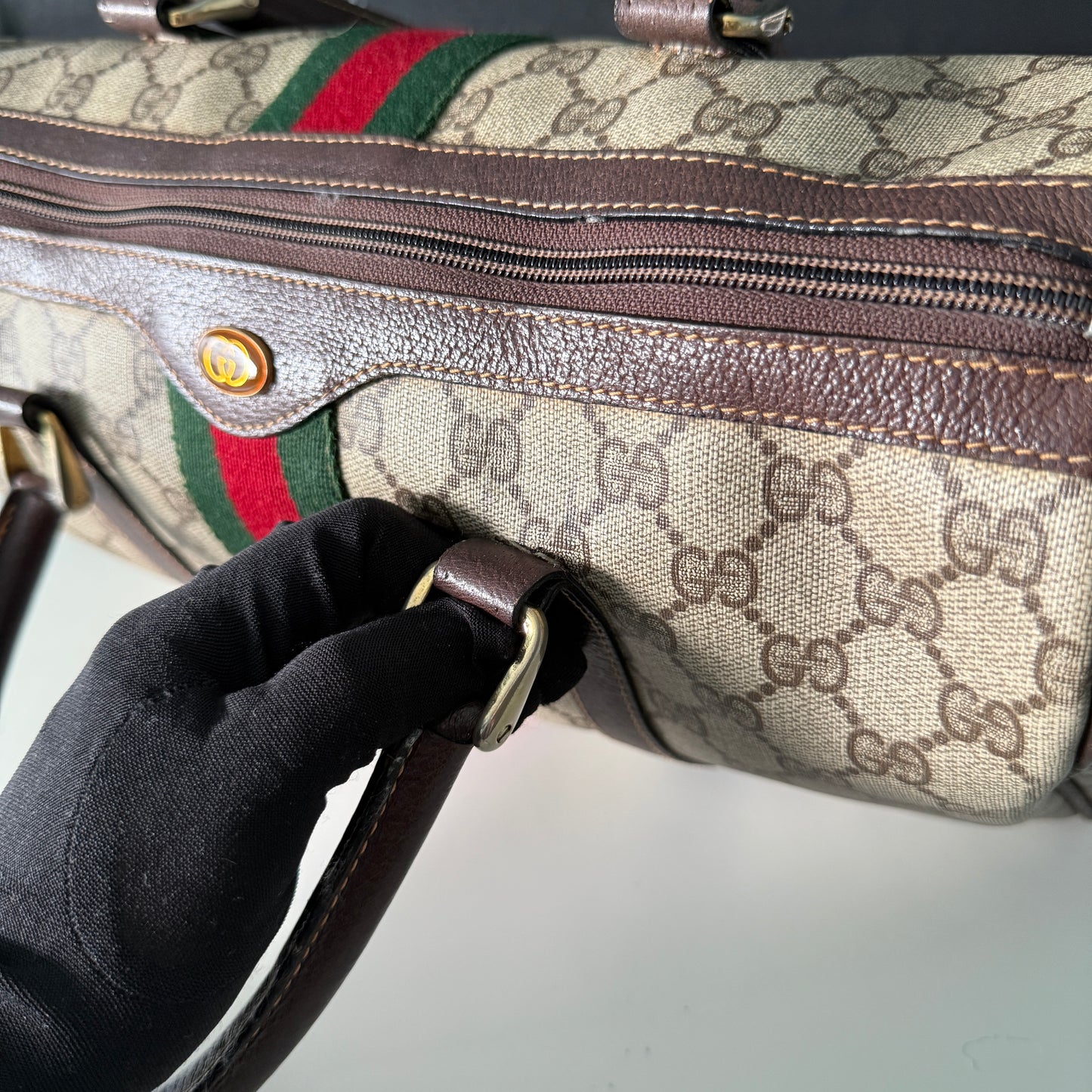 Gucci Sherry Line Boston Bag