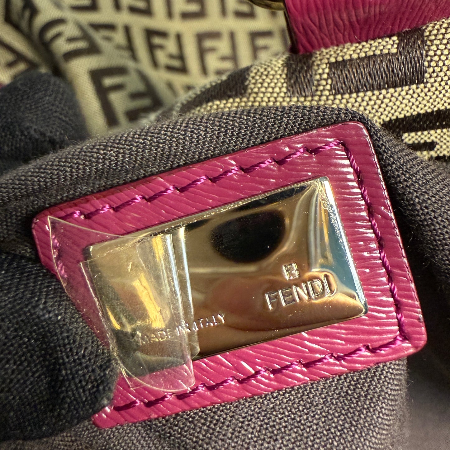 Fendi Zucchino Canvas Superstar Tote