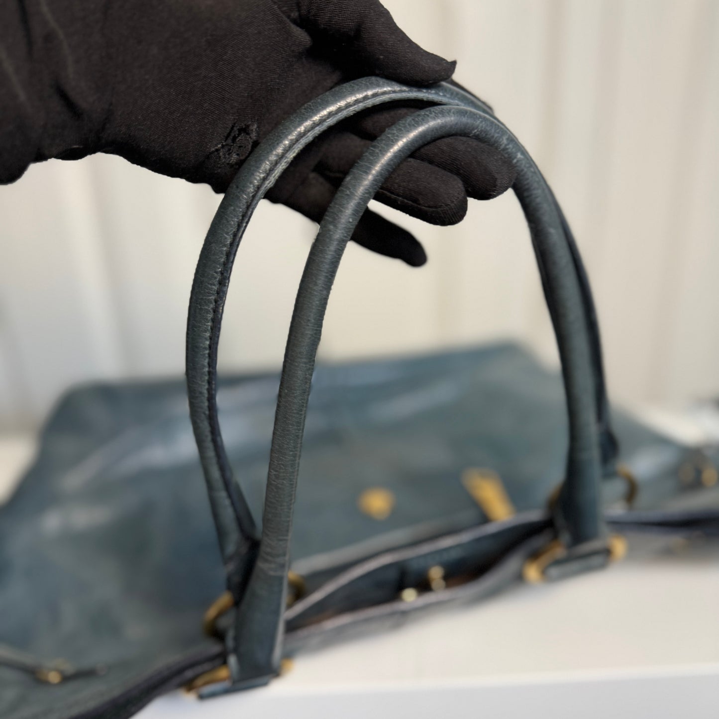Prada Vitello Shine Leather Tote