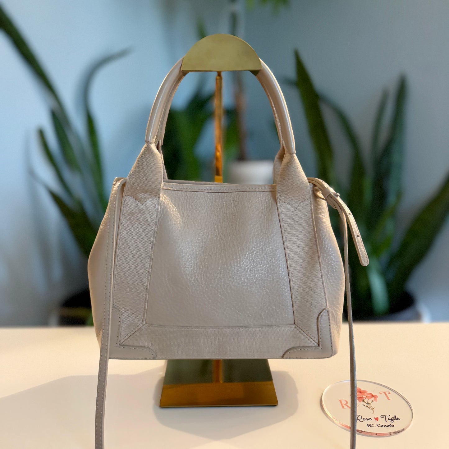Balenciaga Calfskin Leather XS Cabas 2-way Tote / Crossbody