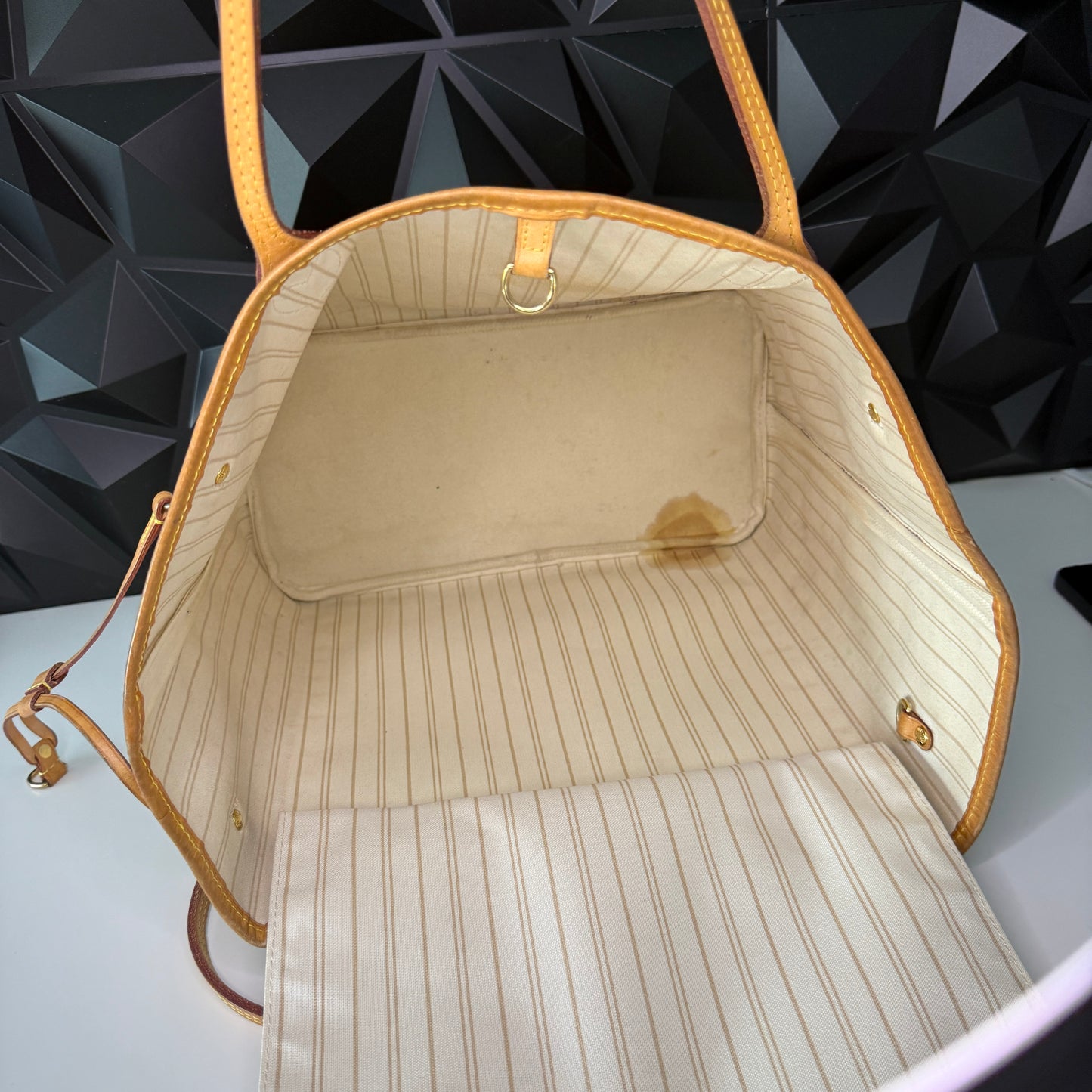 Louis Vuitton Neverfull MM, Damier Azur