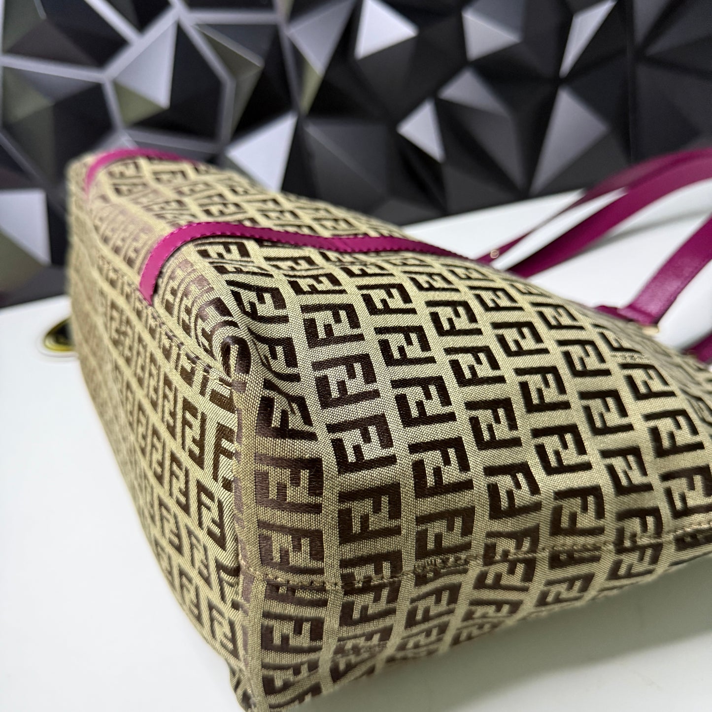 Fendi Zucchino Canvas Superstar Tote
