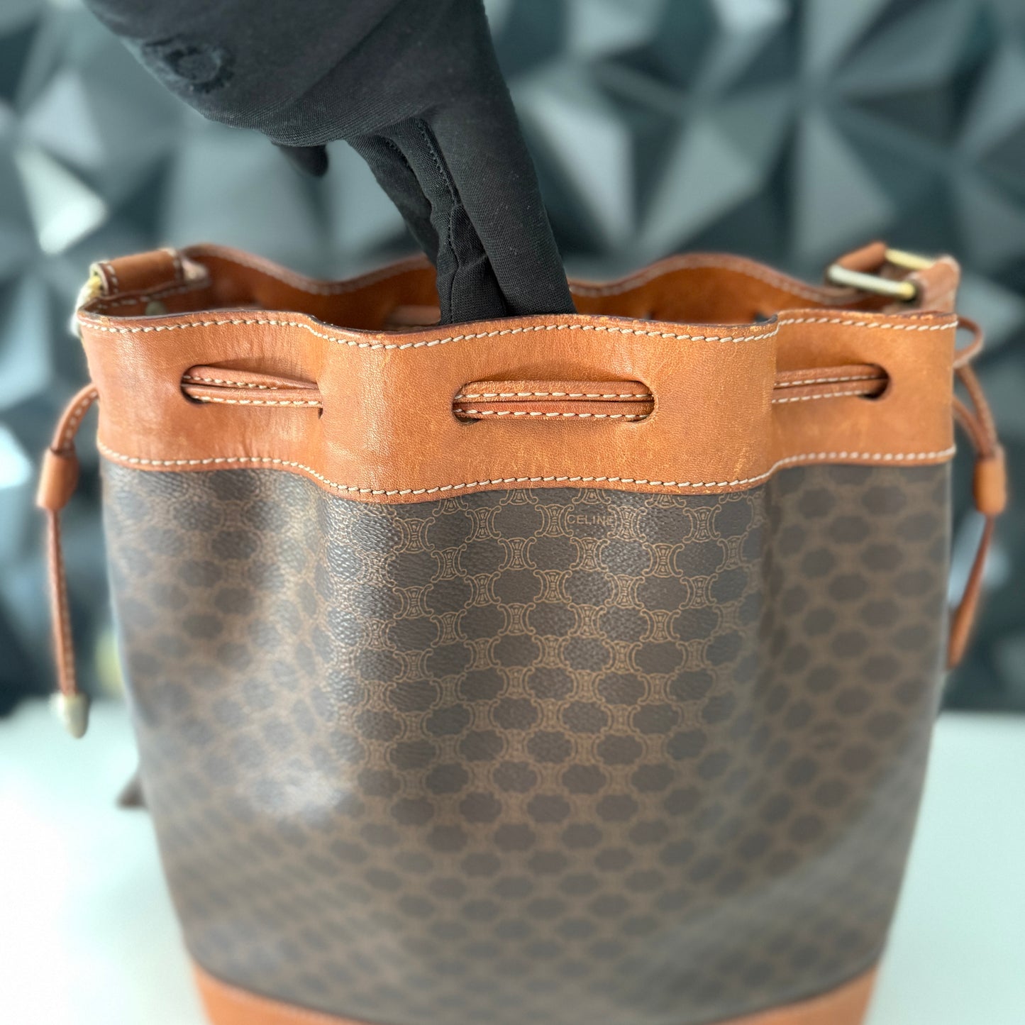 Celine Bucket Bag with pouch