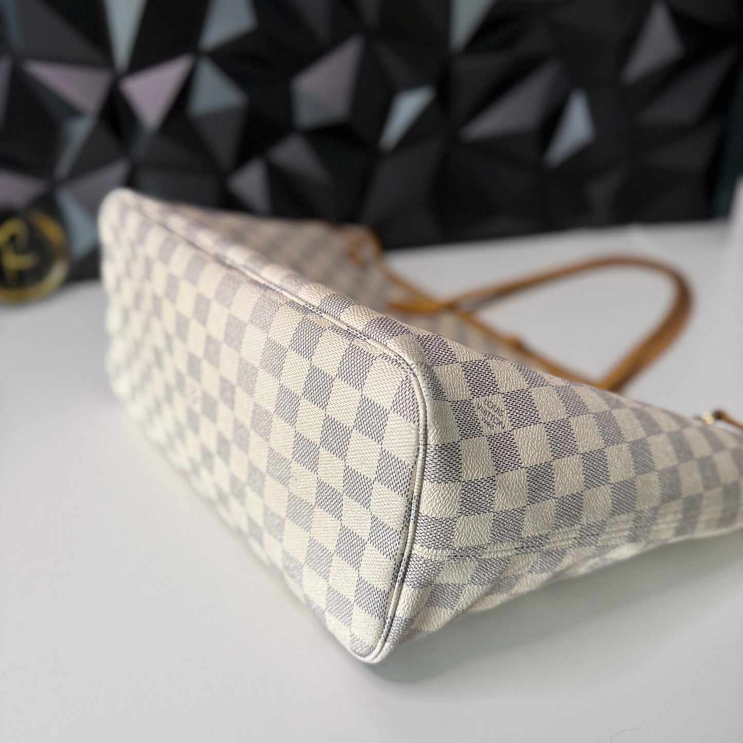Louis Vuitton Neverfull MM, Damier Azur