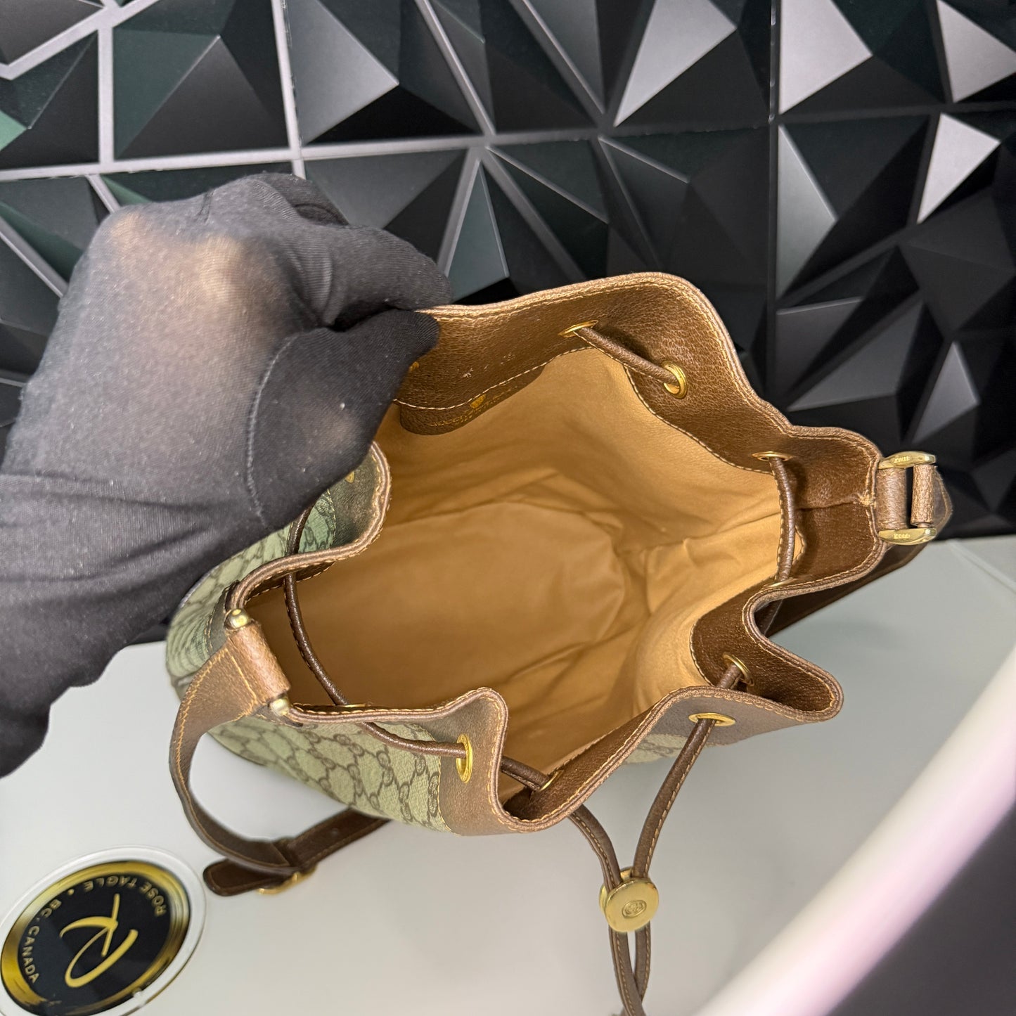 Gucci Sherry Line Bucket Bag