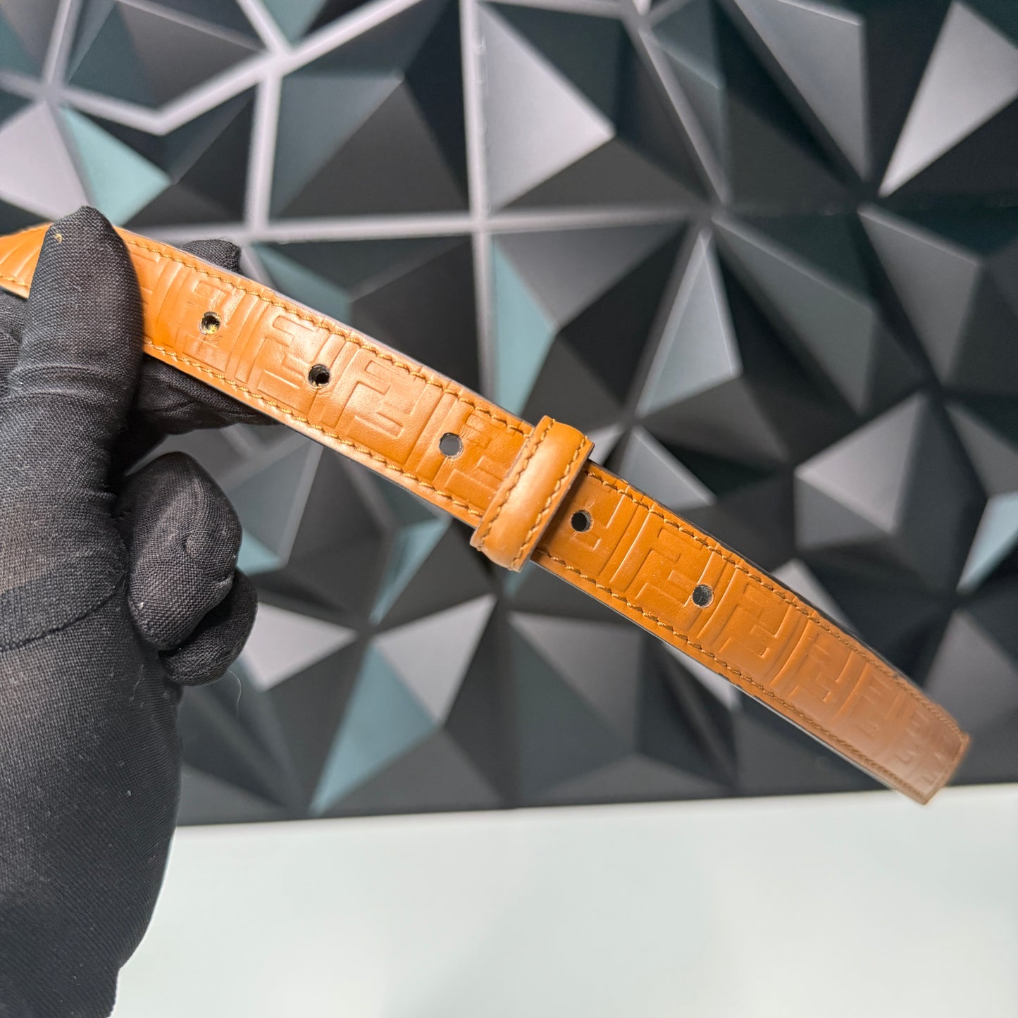 Fendi Reversible Logo Dress Belt