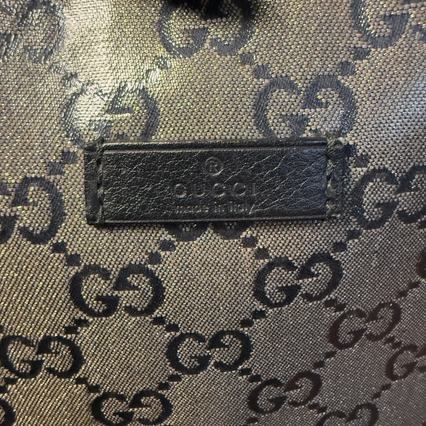 Gucci Crystal & Black Tote