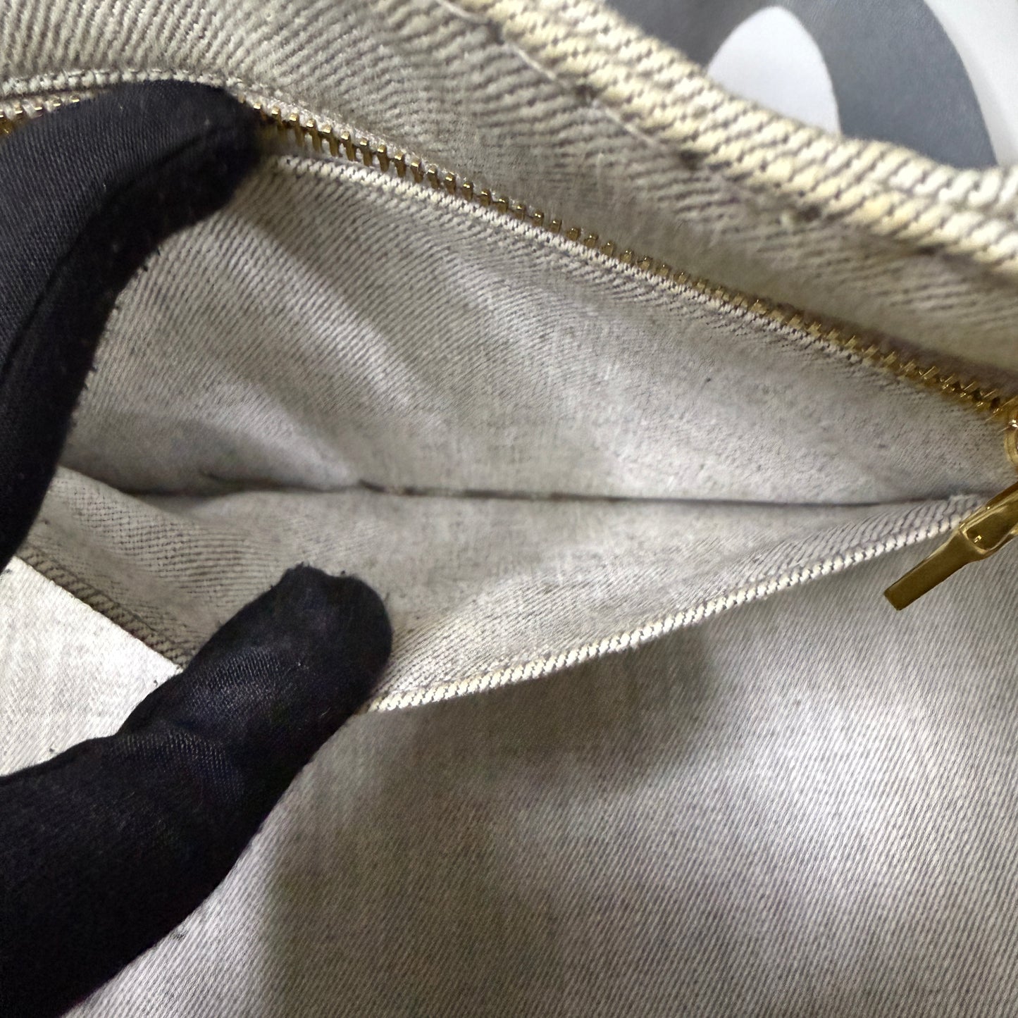 Prada Canapa Gray Denim, Large