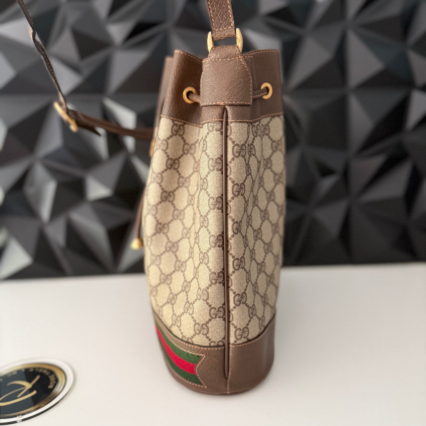 Gucci Sherry Line Bucket Bag