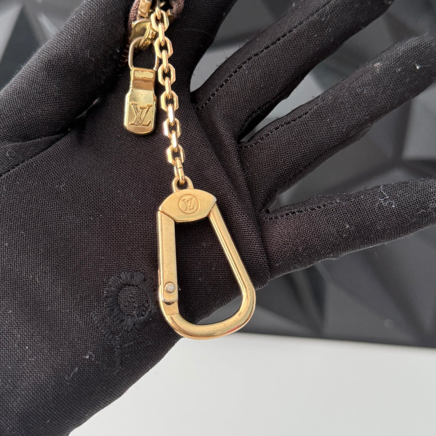 Louis Vuitton Damier Ebene Key Cles