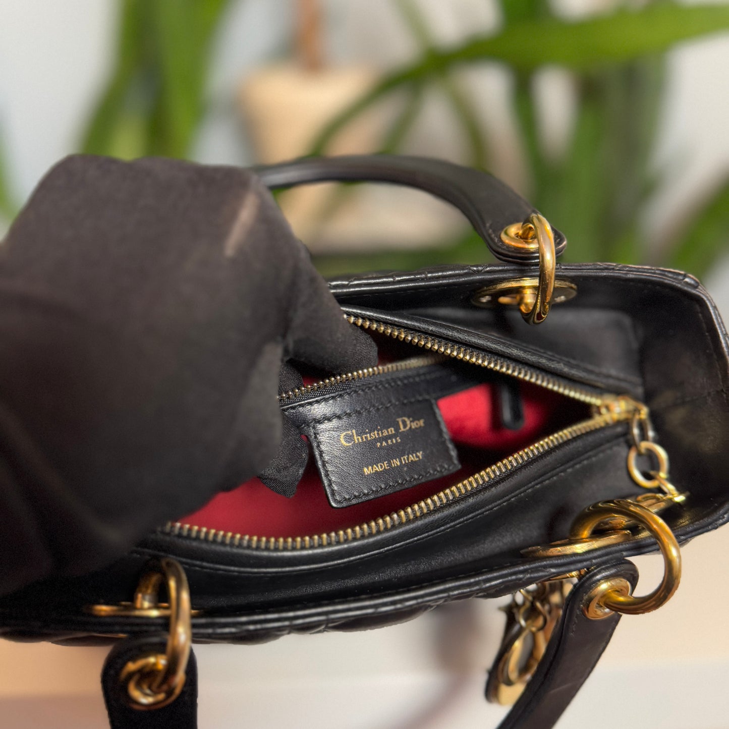 Lady Dior Small Lambskin GHW