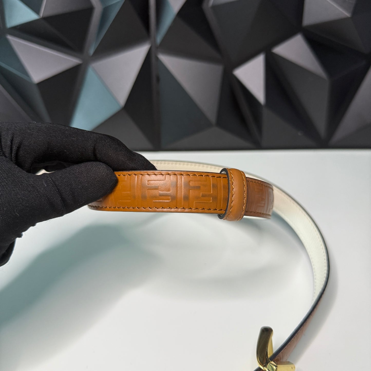 Fendi Reversible Logo Dress Belt