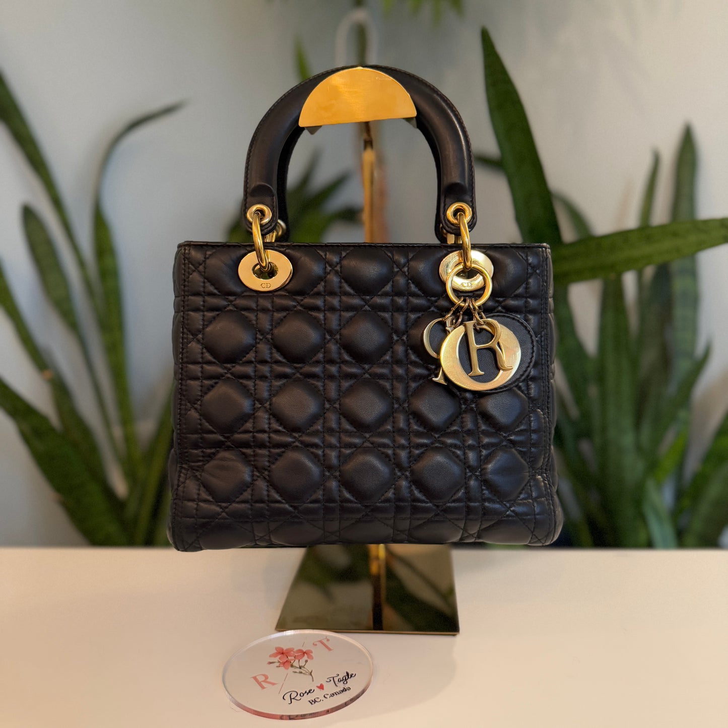 Lady Dior Small Lambskin GHW