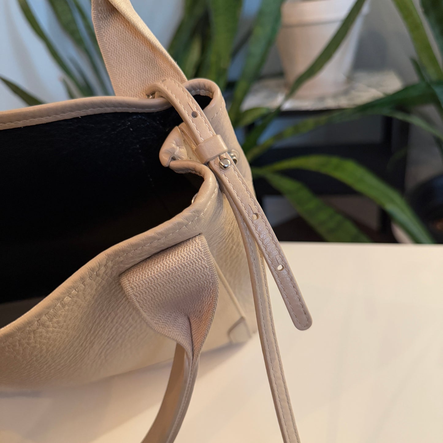 Balenciaga Calfskin Leather XS Cabas 2-way Tote / Crossbody