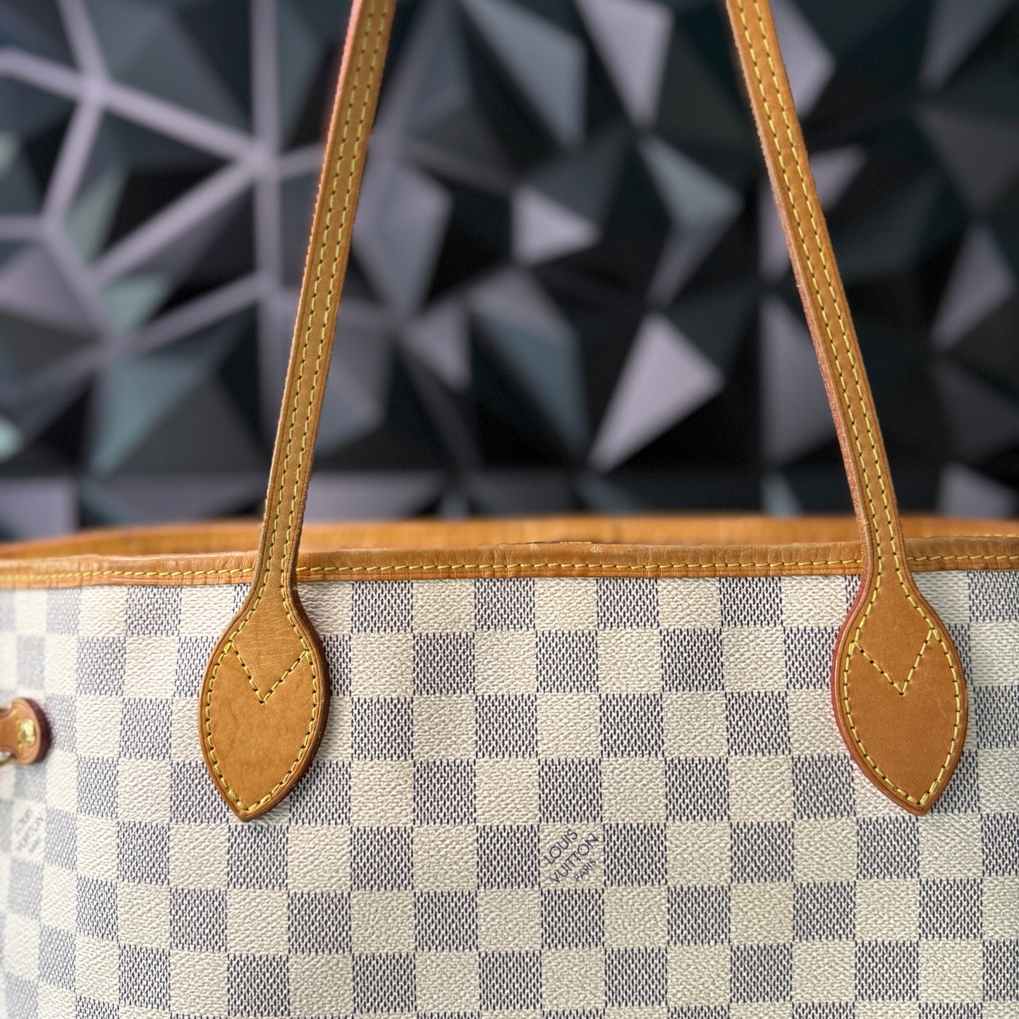 Louis Vuitton Neverfull MM, Damier Azur