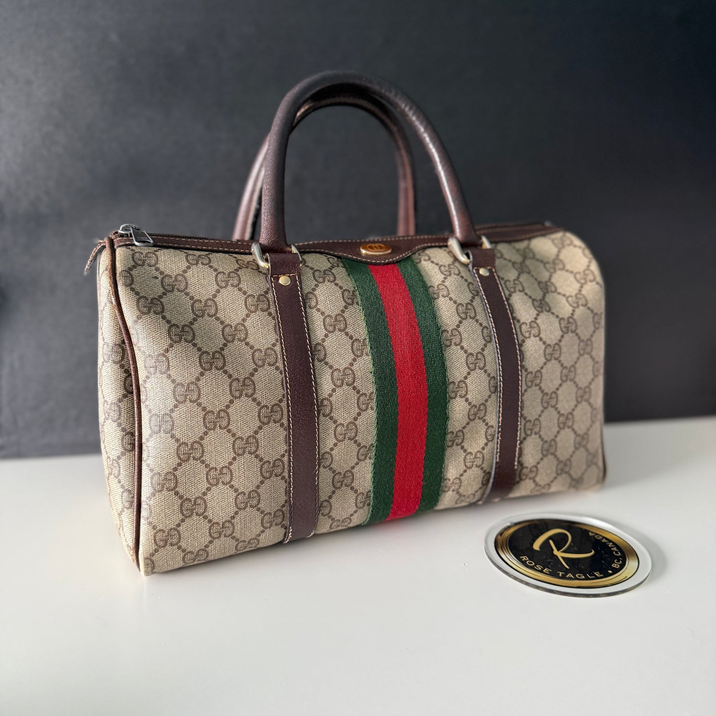 Gucci Sherry Line Boston Bag