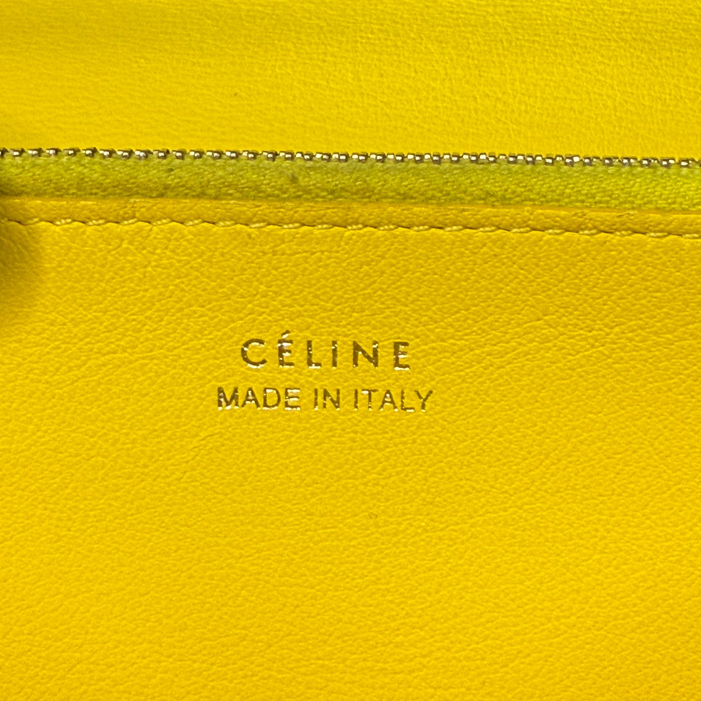 Celine Leather Continental Wallet