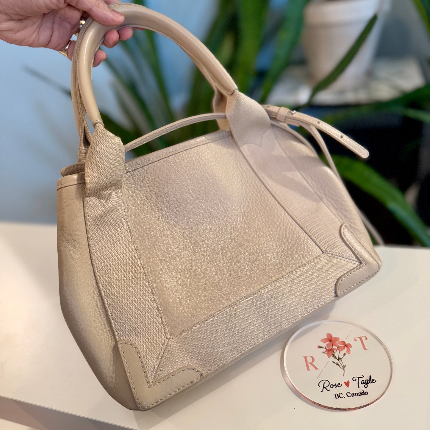 Balenciaga Calfskin Leather XS Cabas 2-way Tote / Crossbody