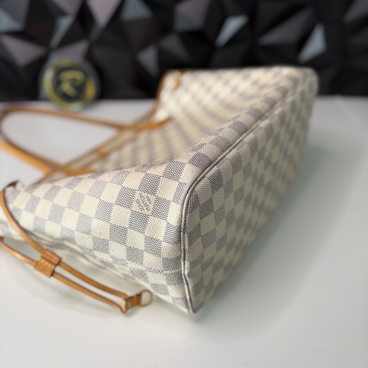 Louis Vuitton Neverfull MM, Damier Azur