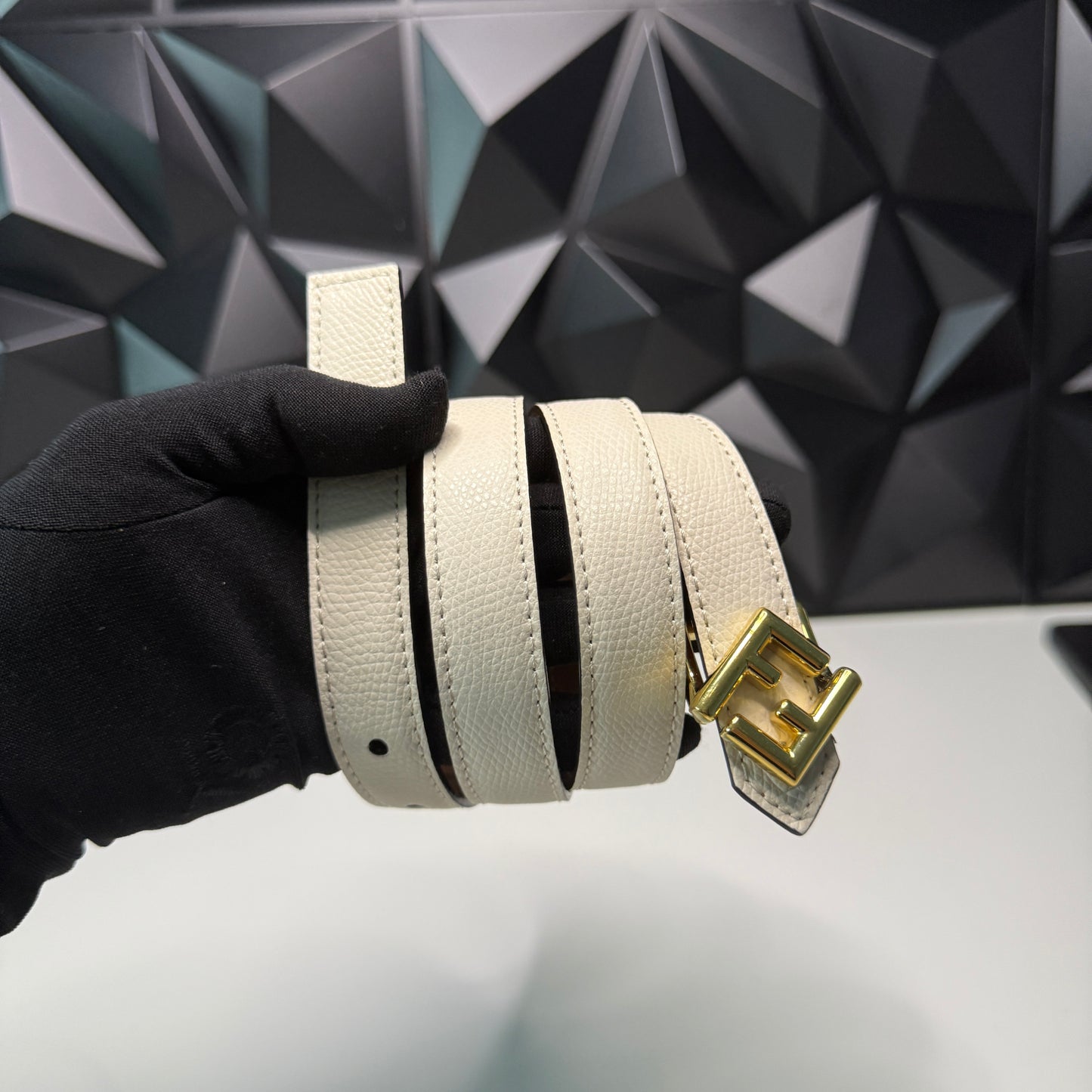 Fendi Reversible Logo Dress Belt