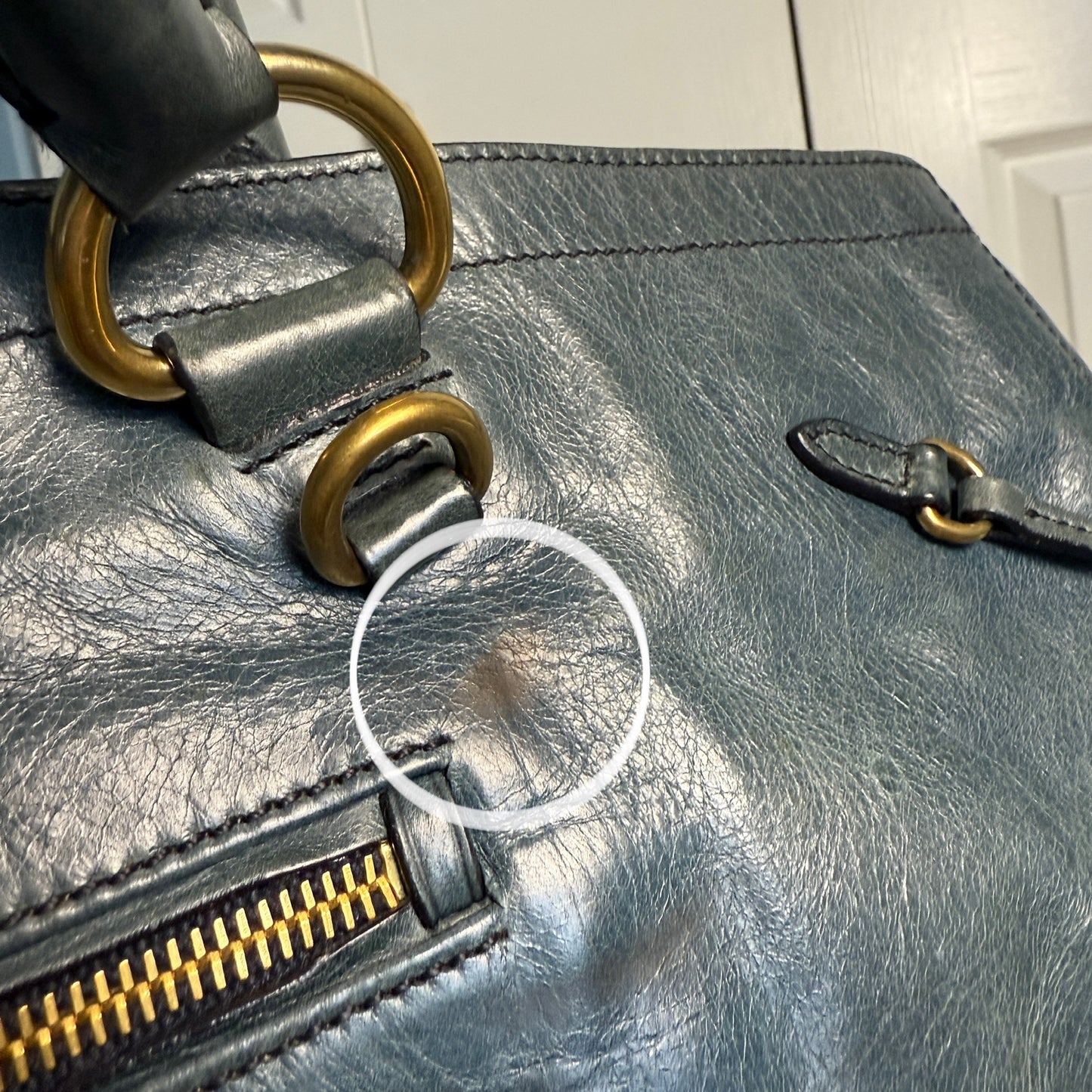 Prada Vitello Shine Leather Tote