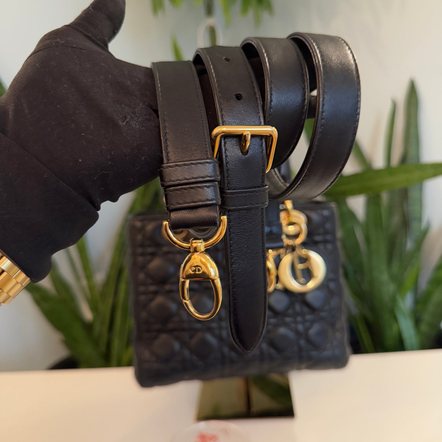 Lady Dior Small Lambskin GHW