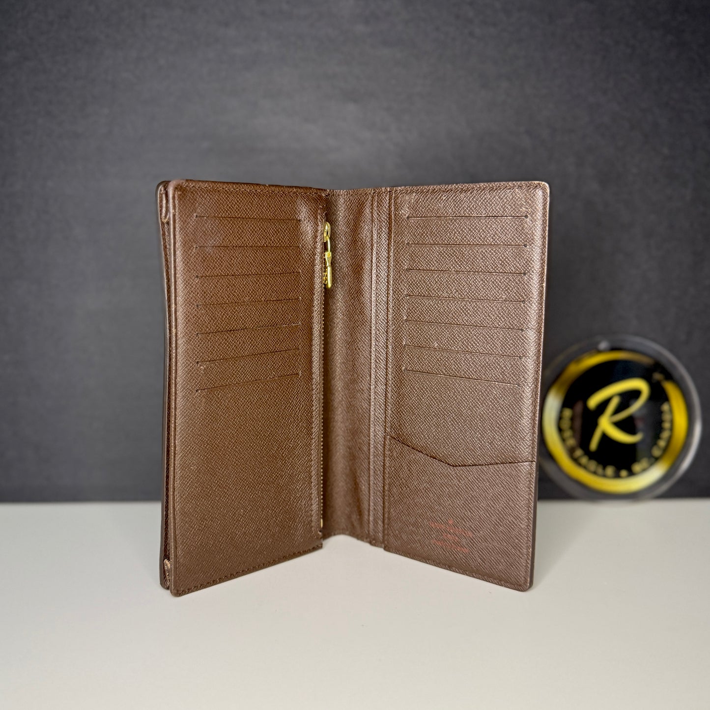 Louis Vouitton Brazza Damier Ebene Long Wallet
