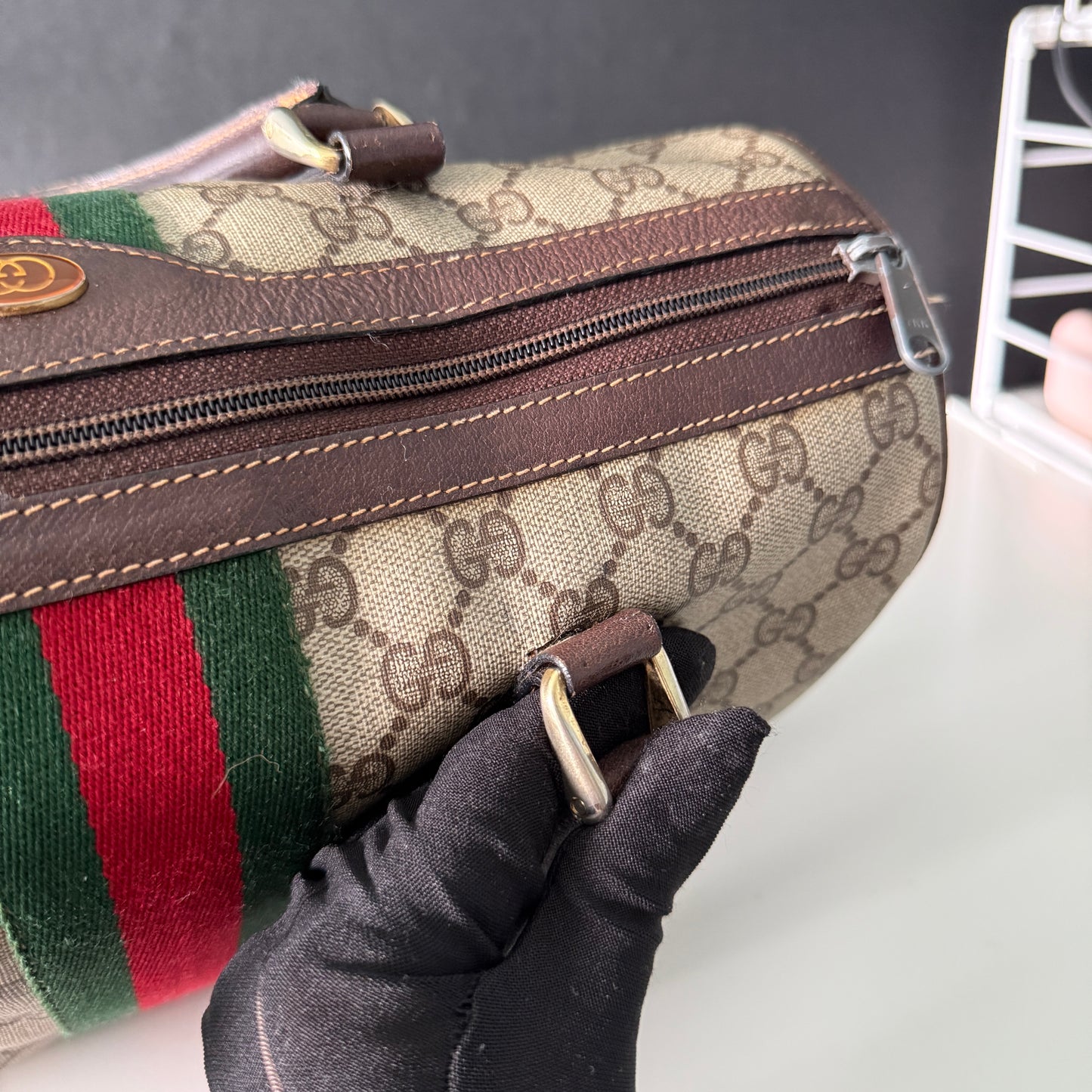 Gucci Sherry Line Boston Bag