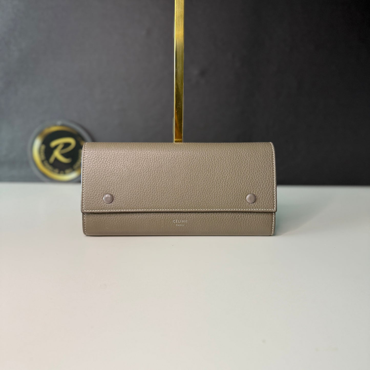 Celine Leather Continental Wallet