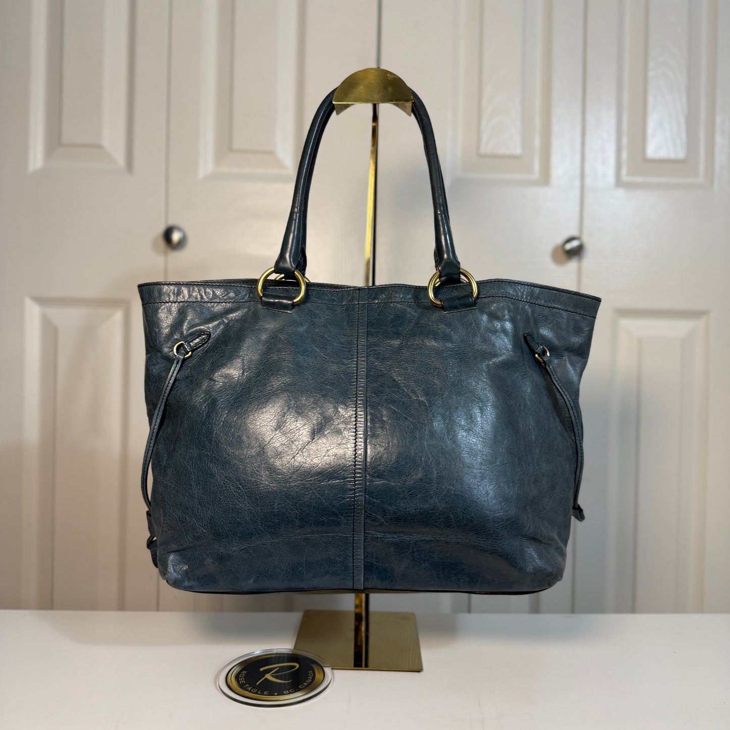 Prada Vitello Shine Leather Tote