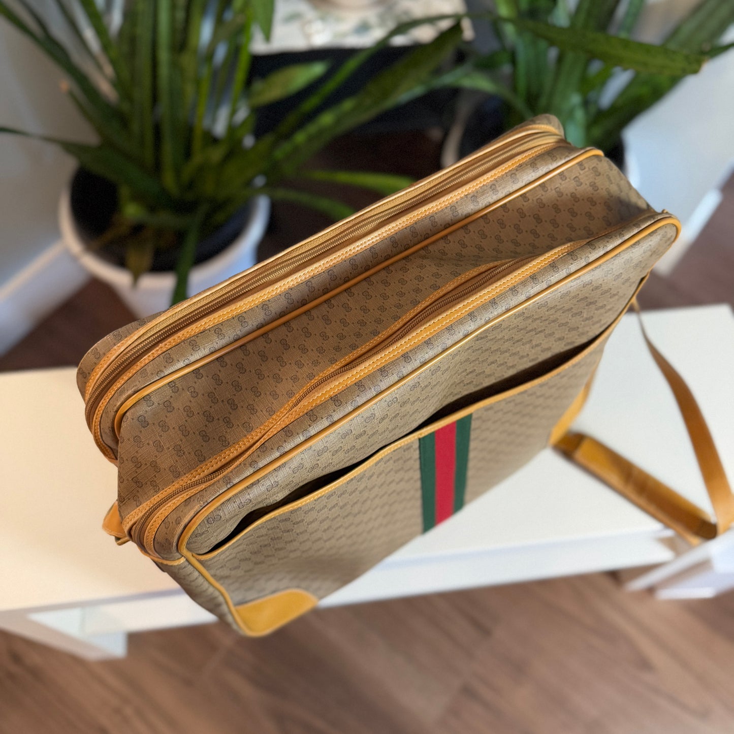 Vintage Gucci Sherry Line Luggage