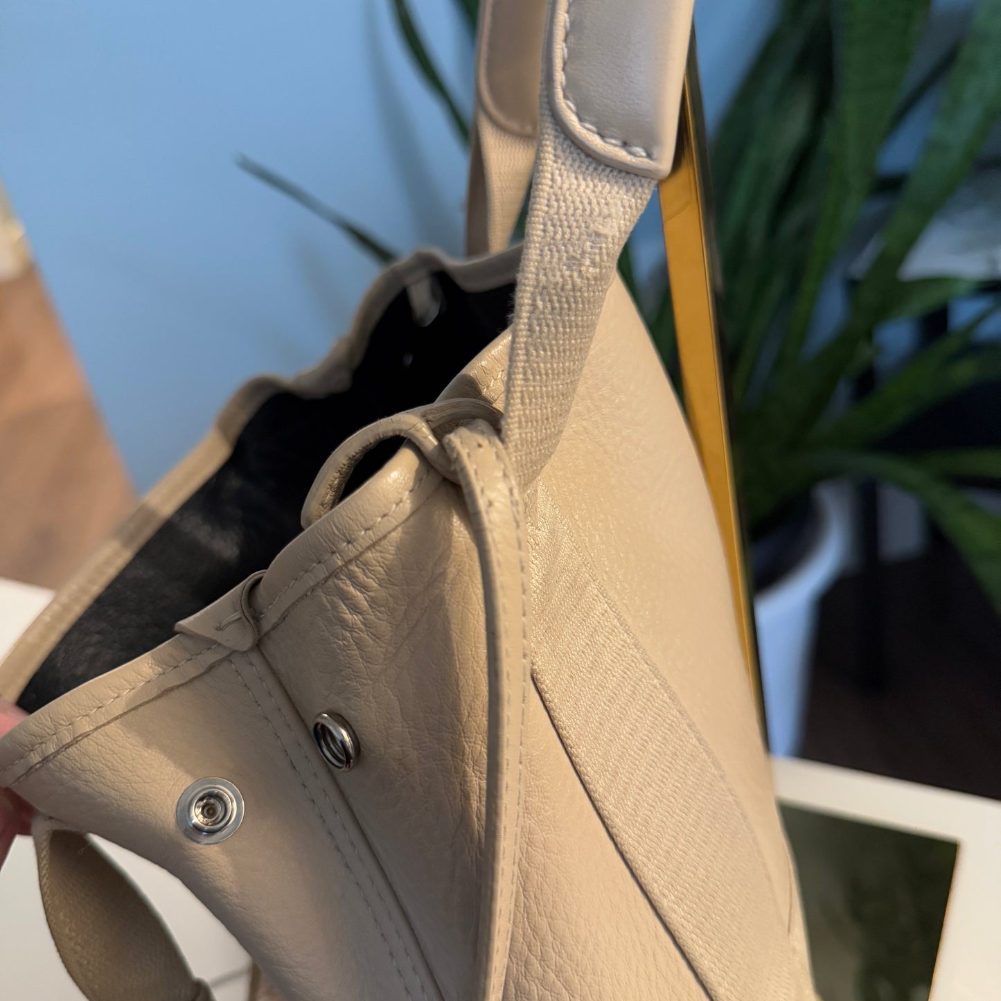Balenciaga Calfskin Leather XS Cabas 2-way Tote / Crossbody