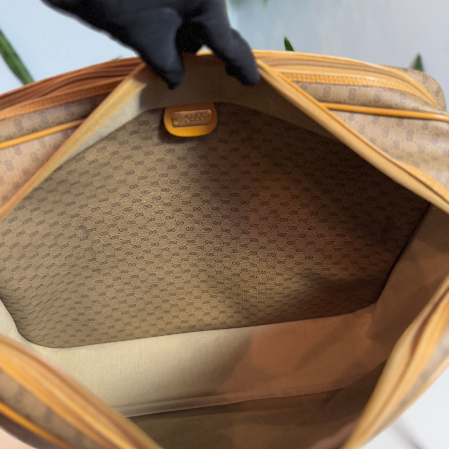 Vintage Gucci Sherry Line Luggage