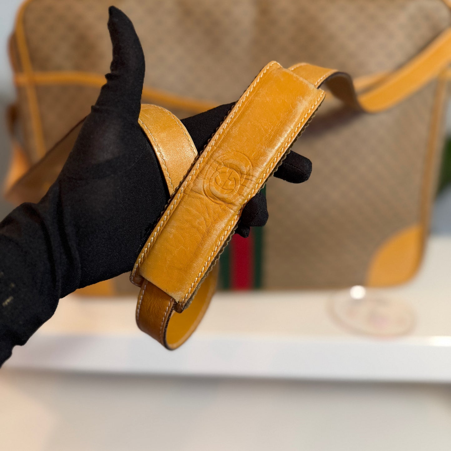 Vintage Gucci Sherry Line Luggage