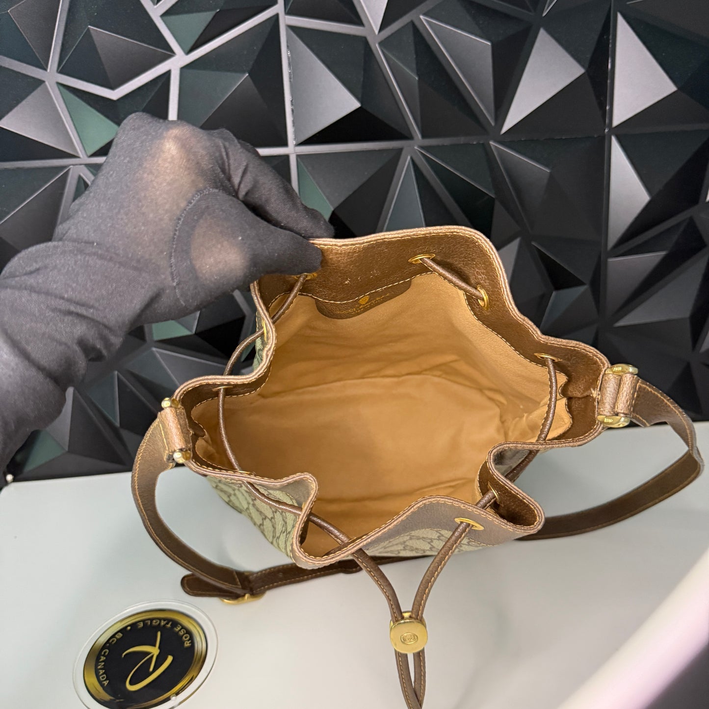 Gucci Sherry Line Bucket Bag