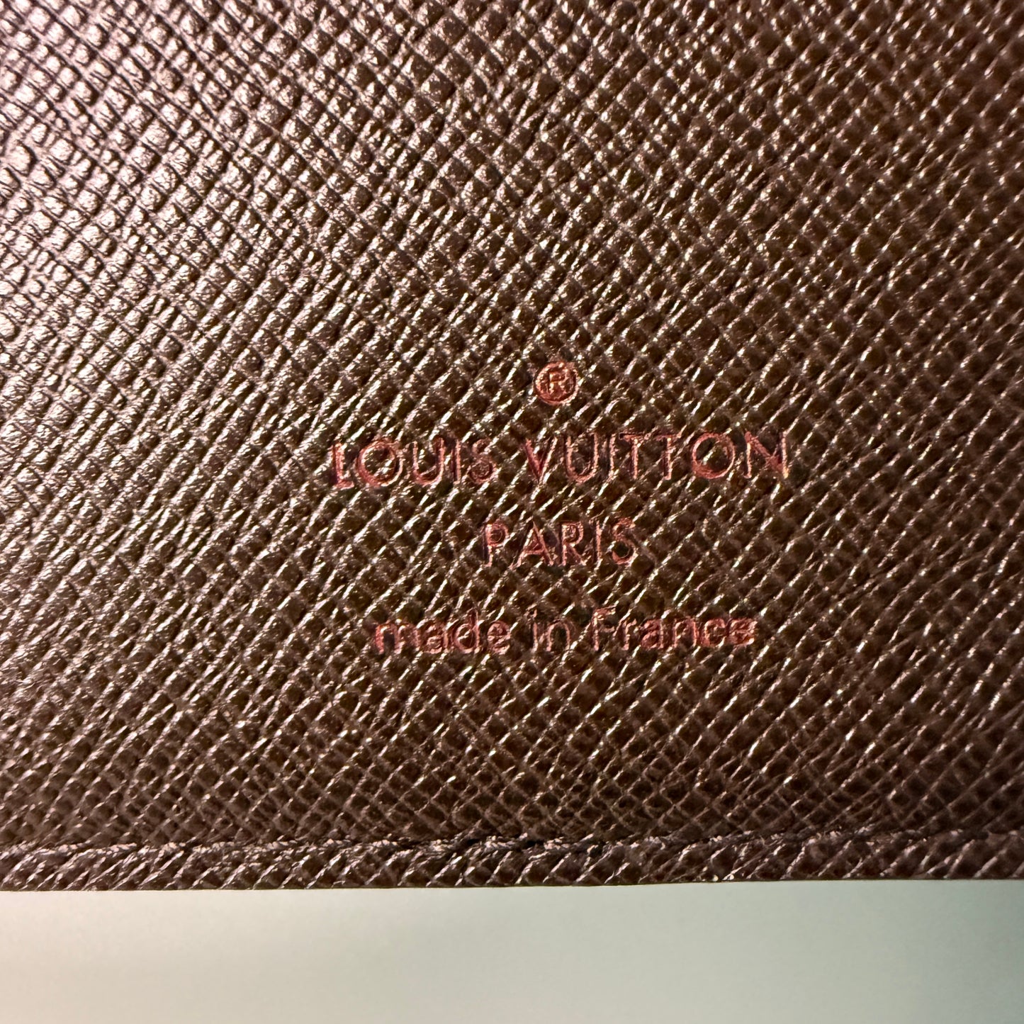 Louis Vouitton Brazza Damier Ebene Long Wallet