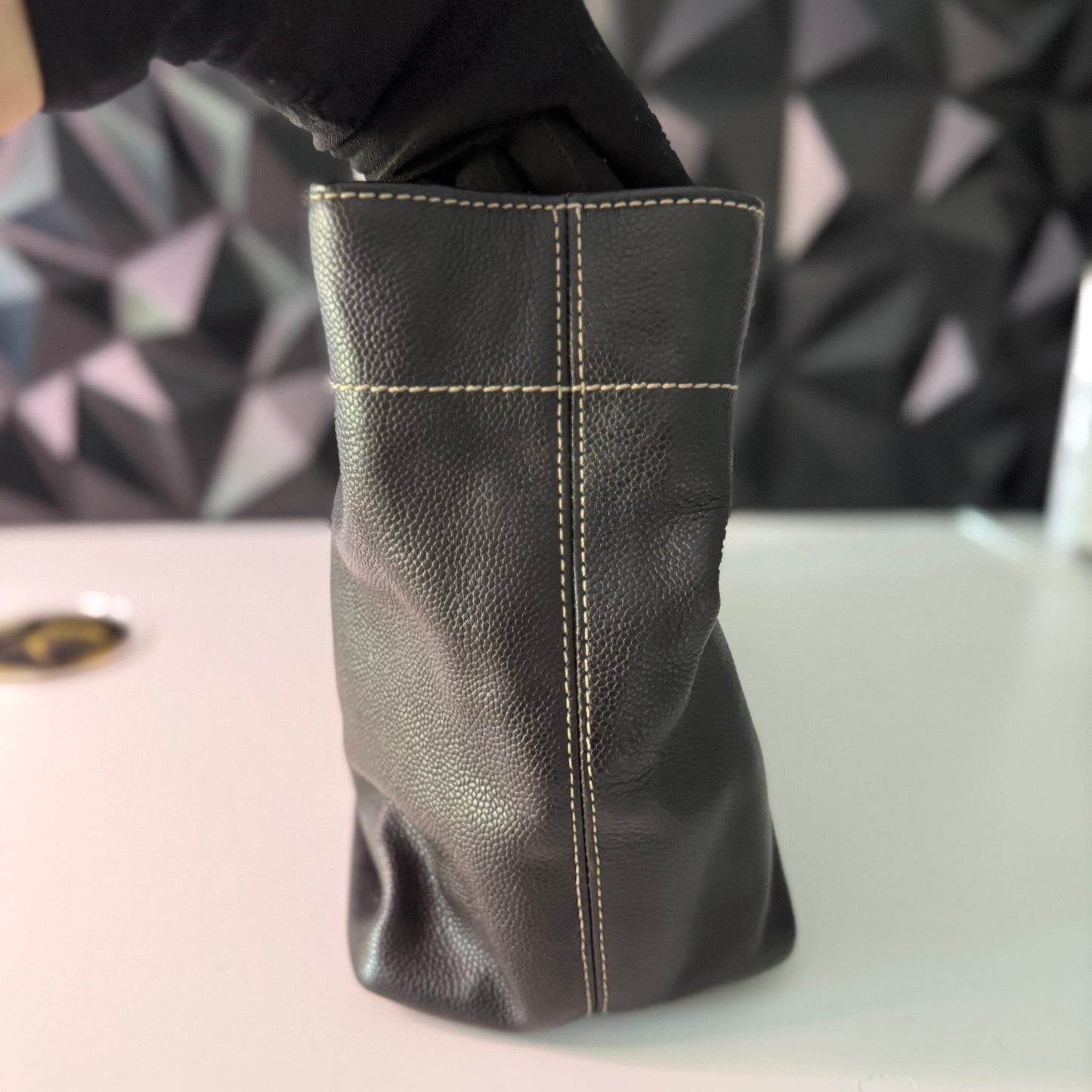 Chanel Caviar Leather 2-way Tote