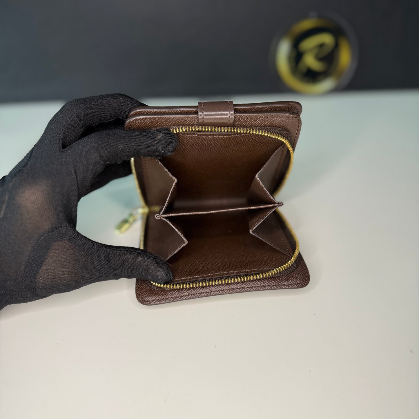 Louis Vuitton Damier Ebene Compact Wallet