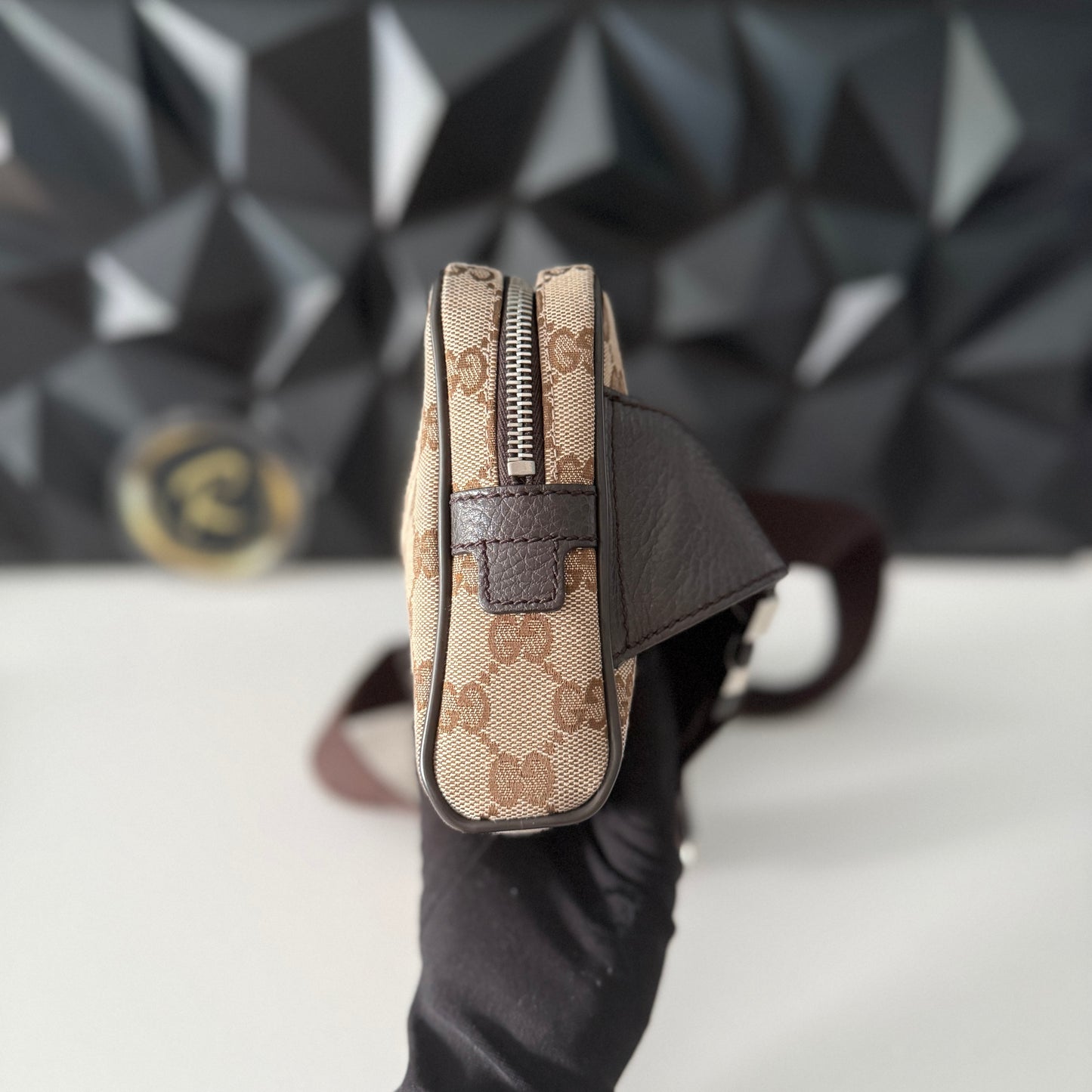 Gucci Canvas Belt Bag / Bumbag