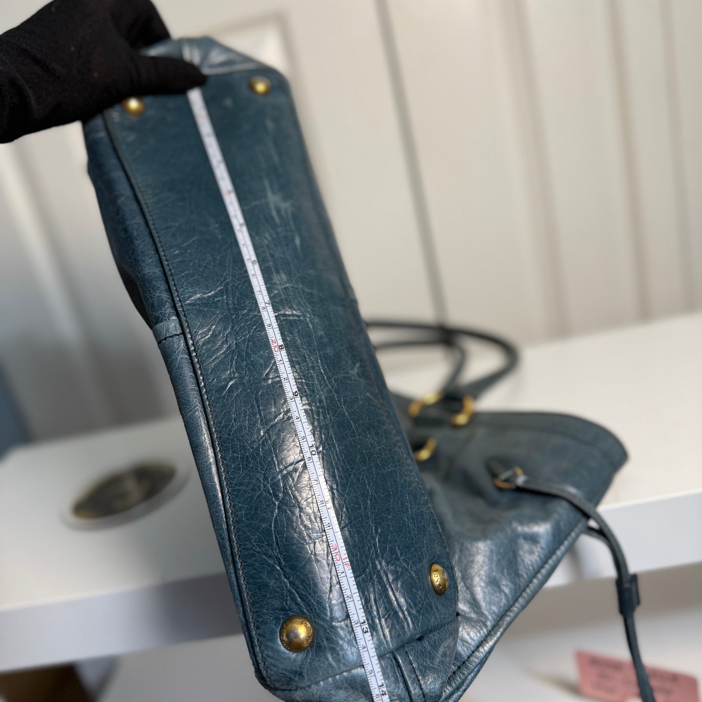 Prada Vitello Shine Leather Tote