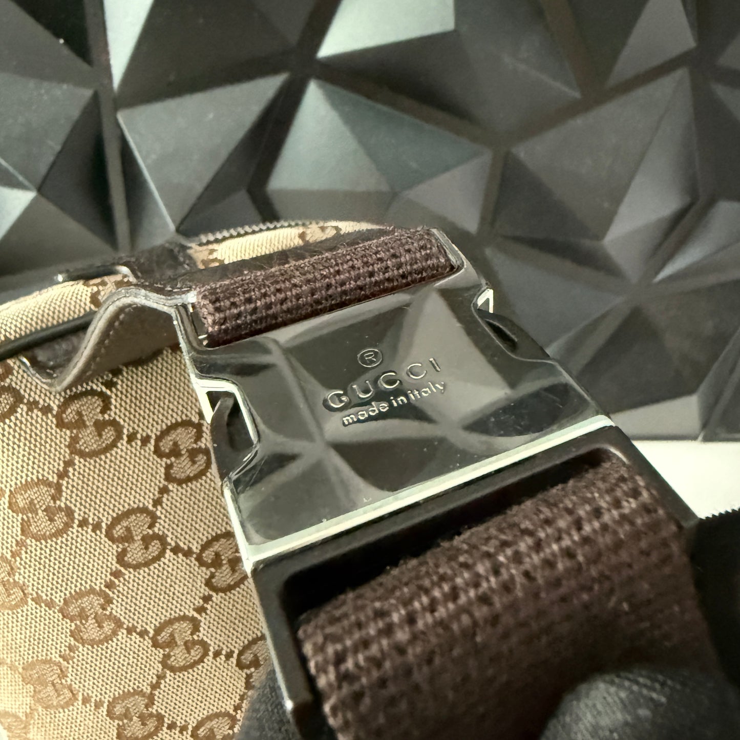 Gucci Canvas Belt Bag / Bumbag