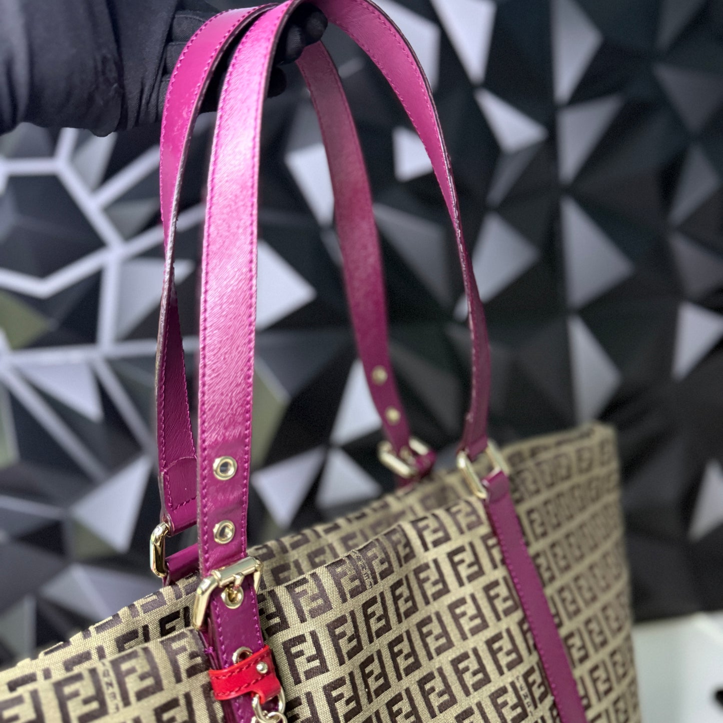 Fendi Zucchino Canvas Superstar Tote