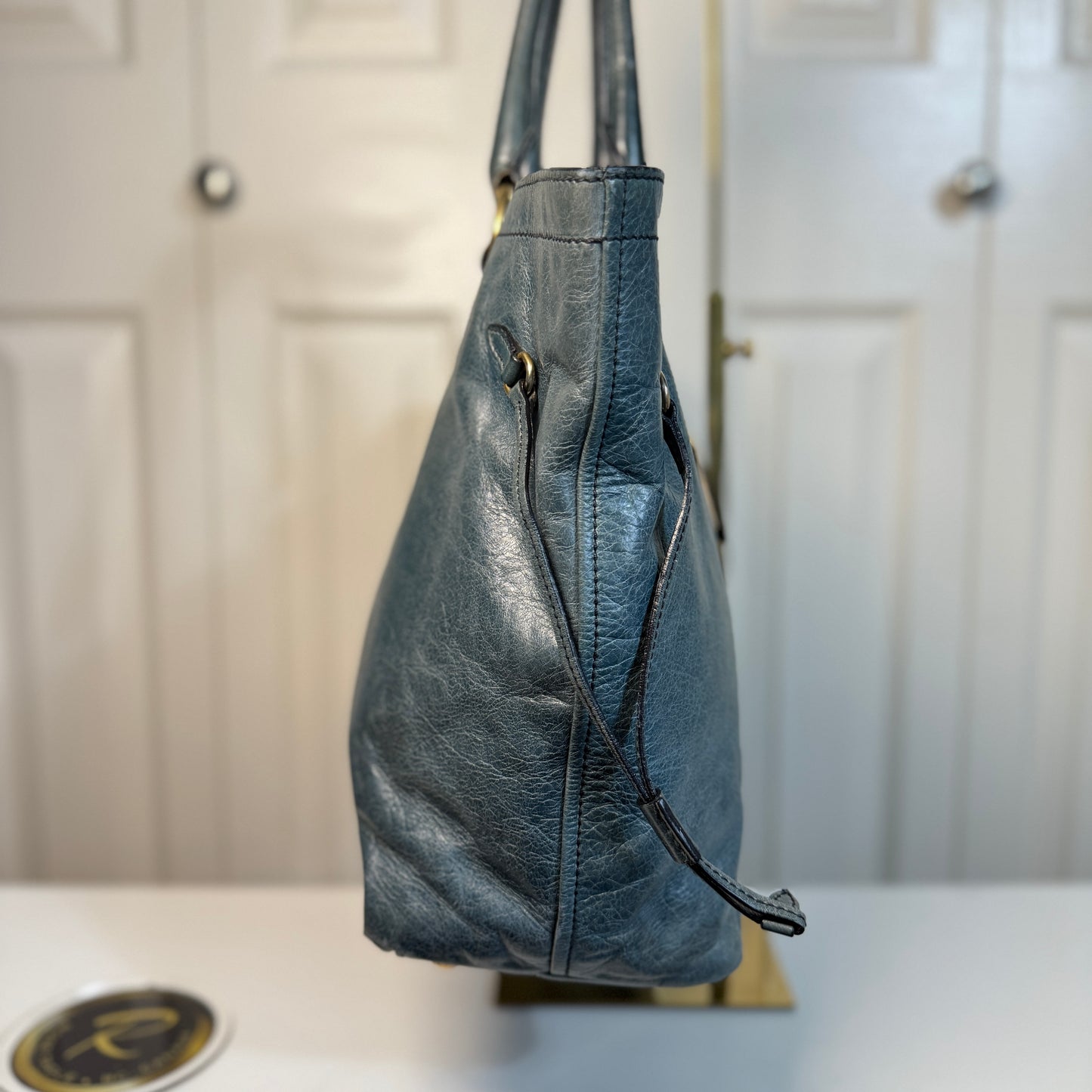 Prada Vitello Shine Leather Tote