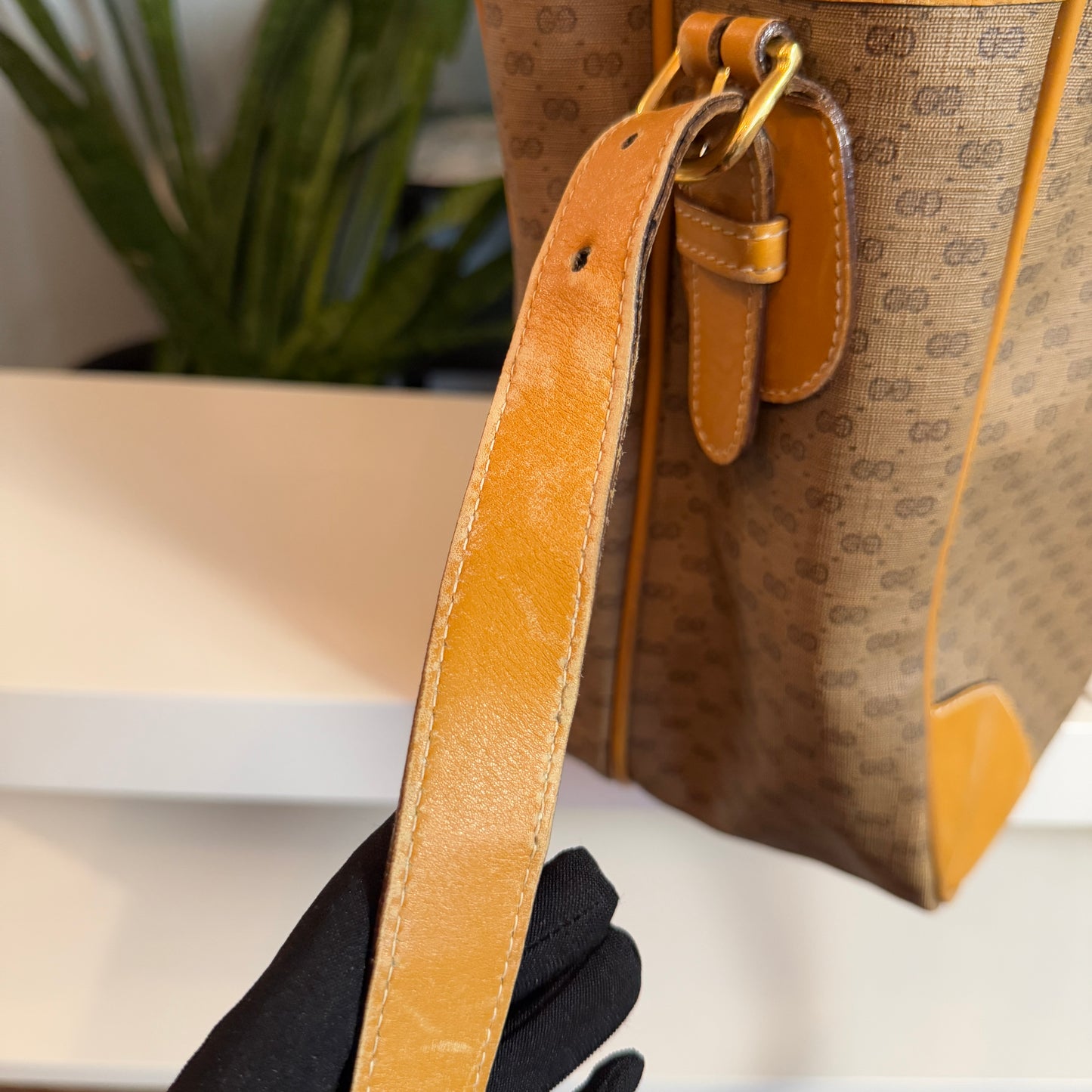 Vintage Gucci Sherry Line Luggage