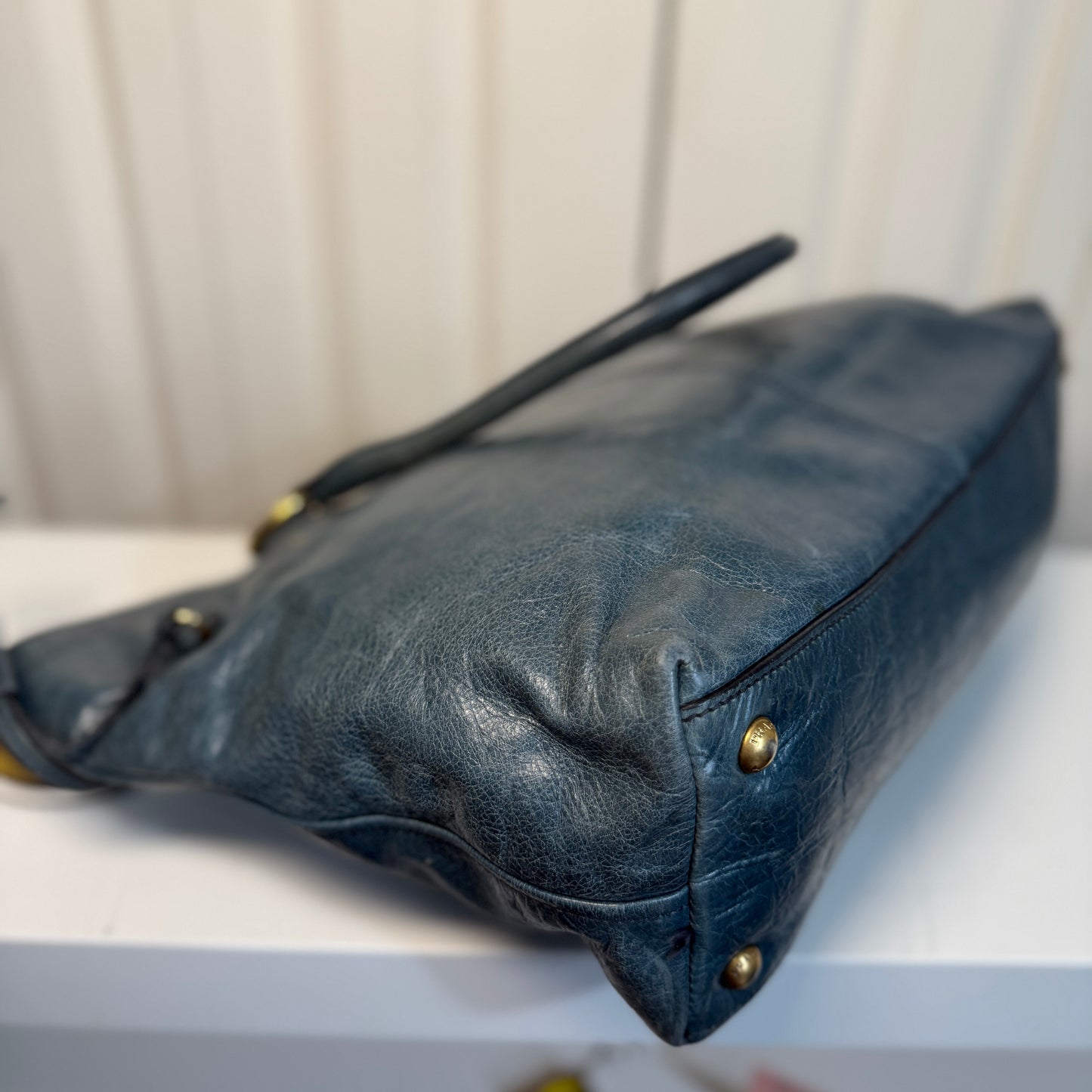 Prada Vitello Shine Leather Tote