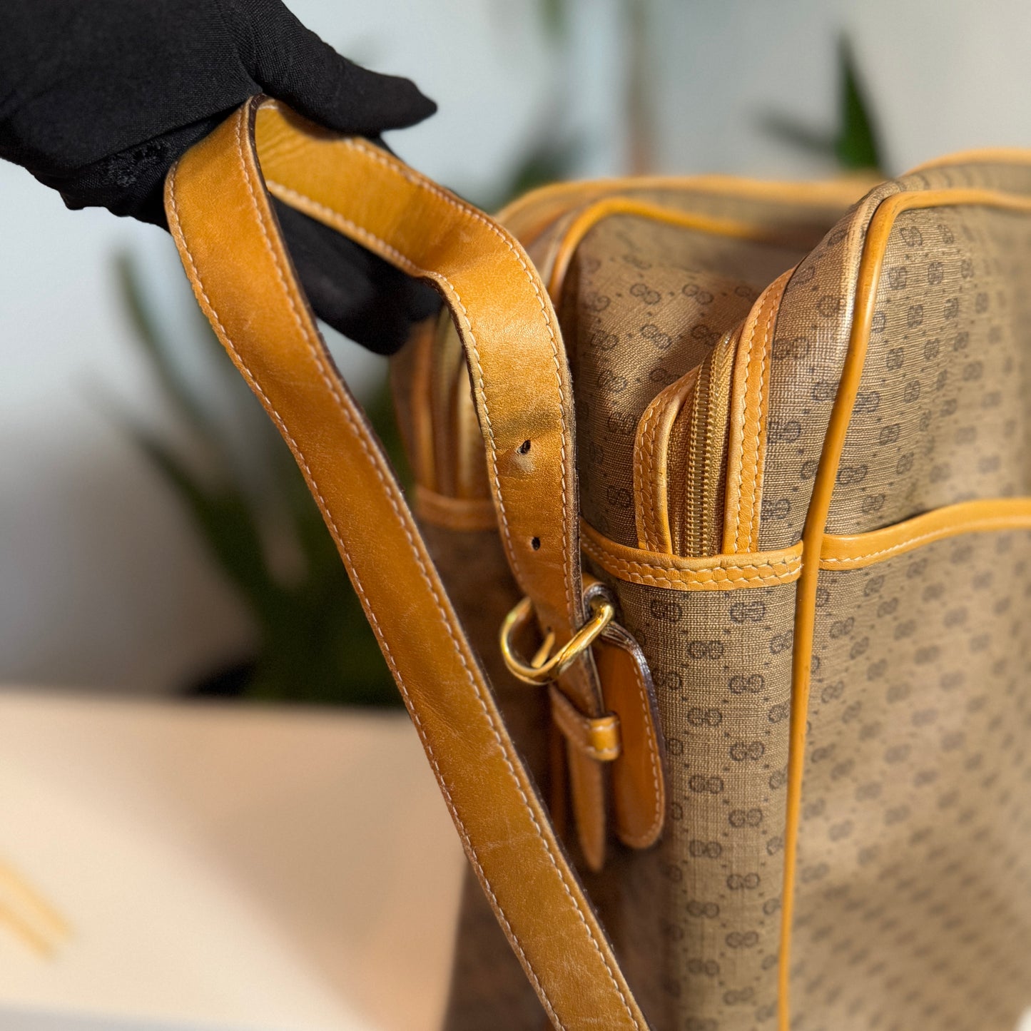 Vintage Gucci Sherry Line Luggage