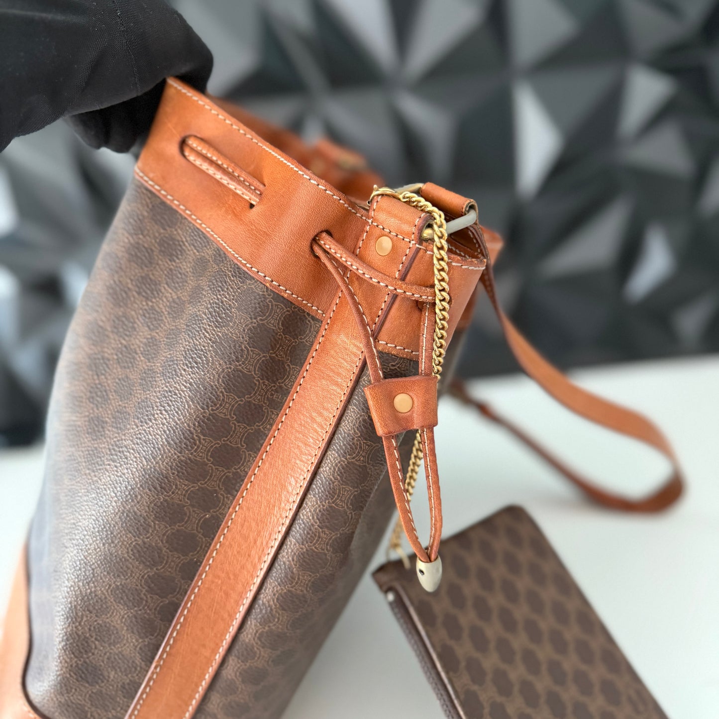 Celine Bucket Bag with pouch