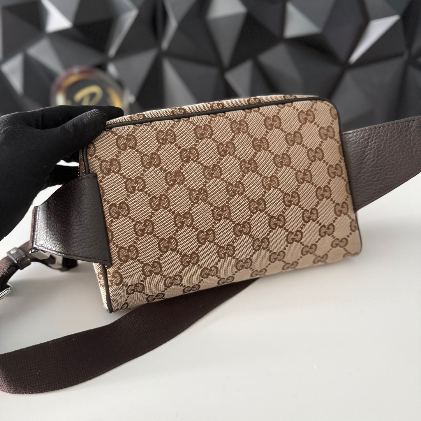 Gucci Canvas Belt Bag / Bumbag