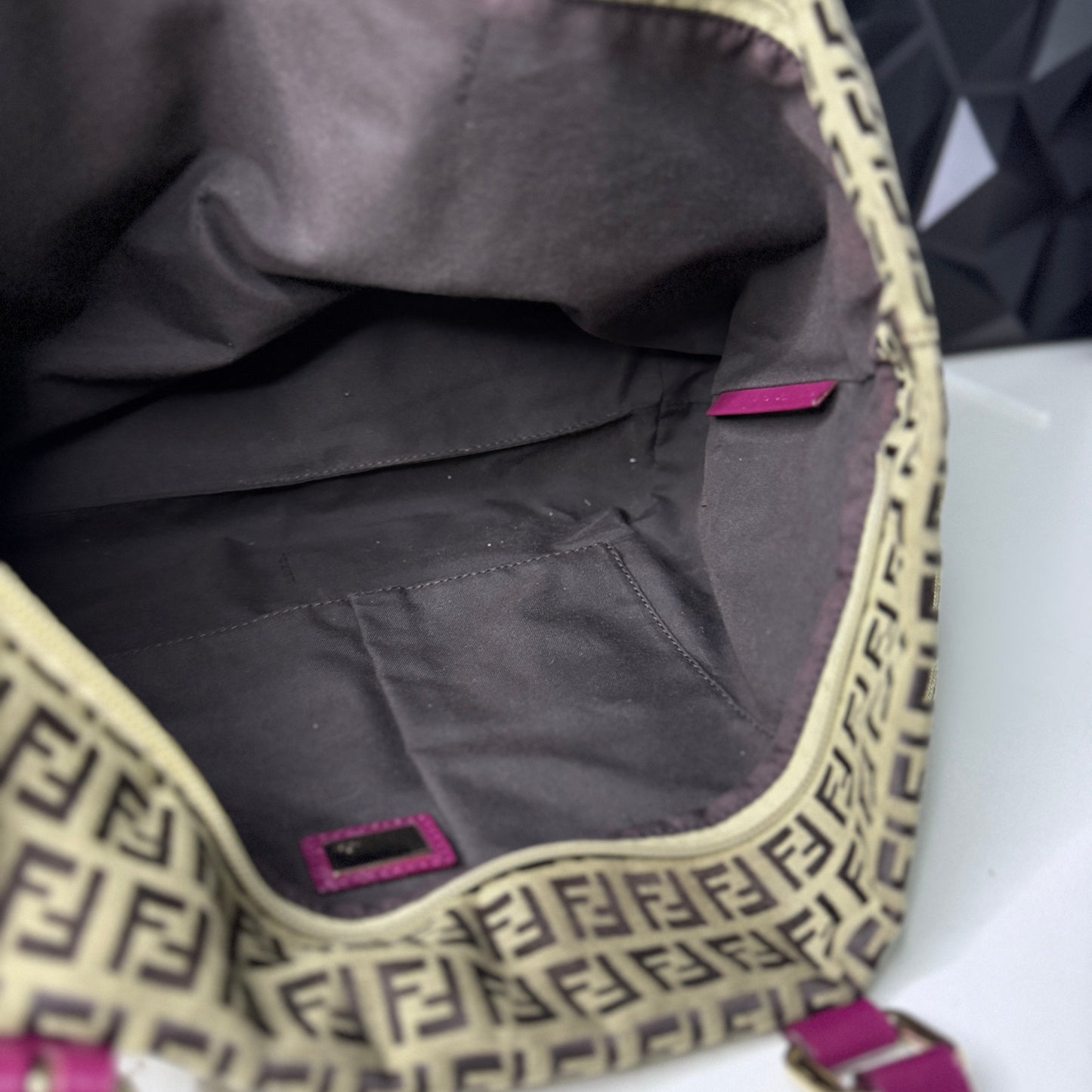 Fendi Zucchino Canvas Superstar Tote