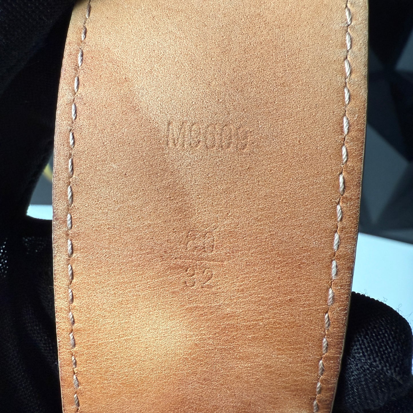 Louis Vuitton Belt, Damier Azur